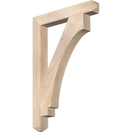 Ekena Millwork Imperial Craftsman Smooth Bracket, Douglas Fir, 3 1/2"W x 26"D x 38"H BKT04X26X38IMP04SDF